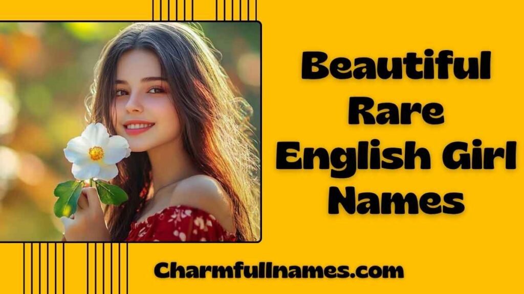 Beautiful Rare English Girl Names