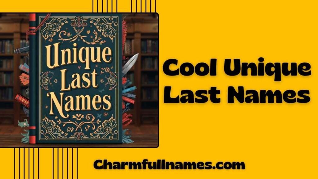 Cool Unique Last Names