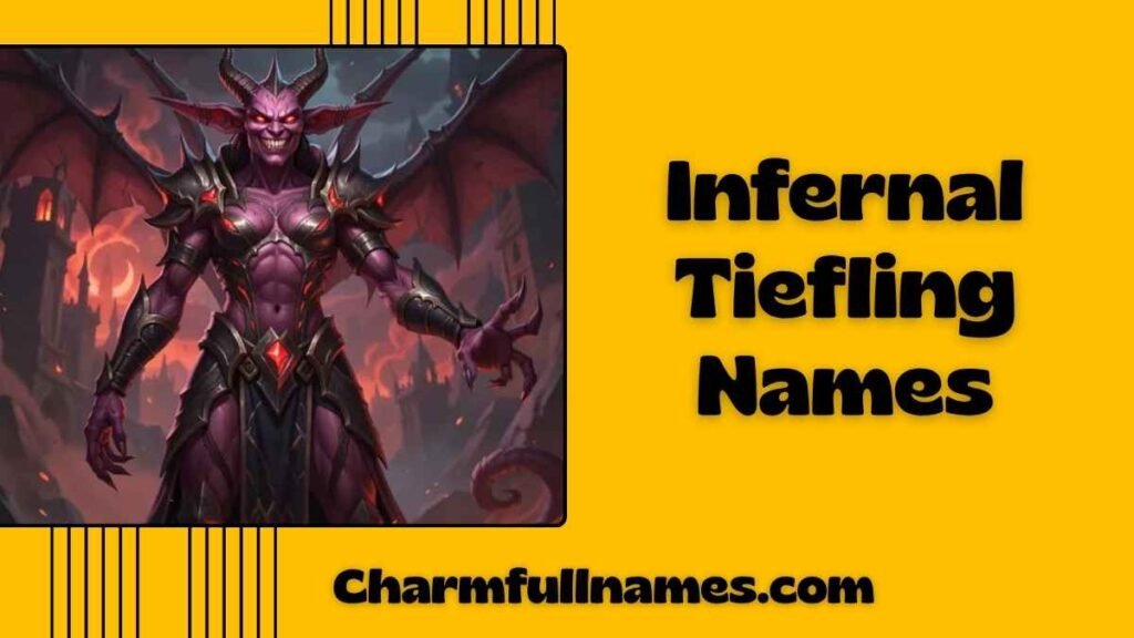 Infernal Tiefling Names