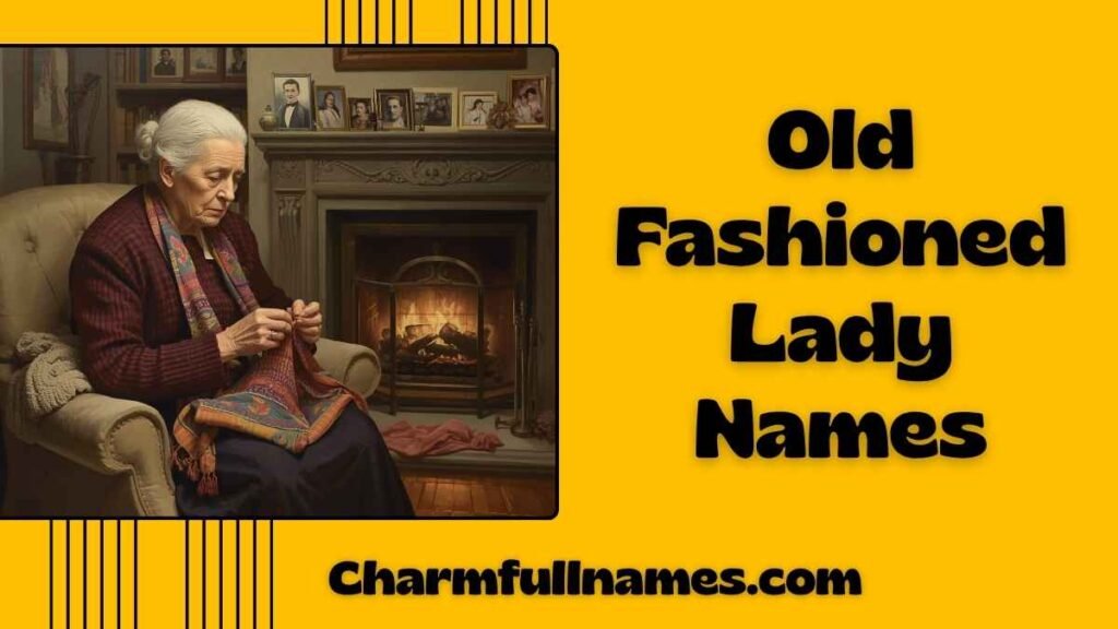Old Fashioned Lady Names