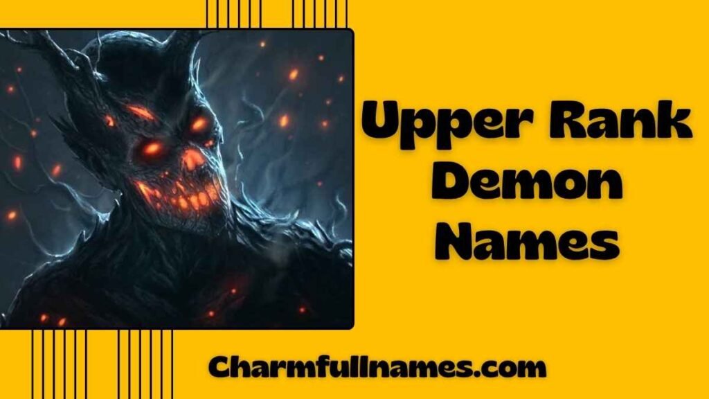 Upper Rank Demon Names