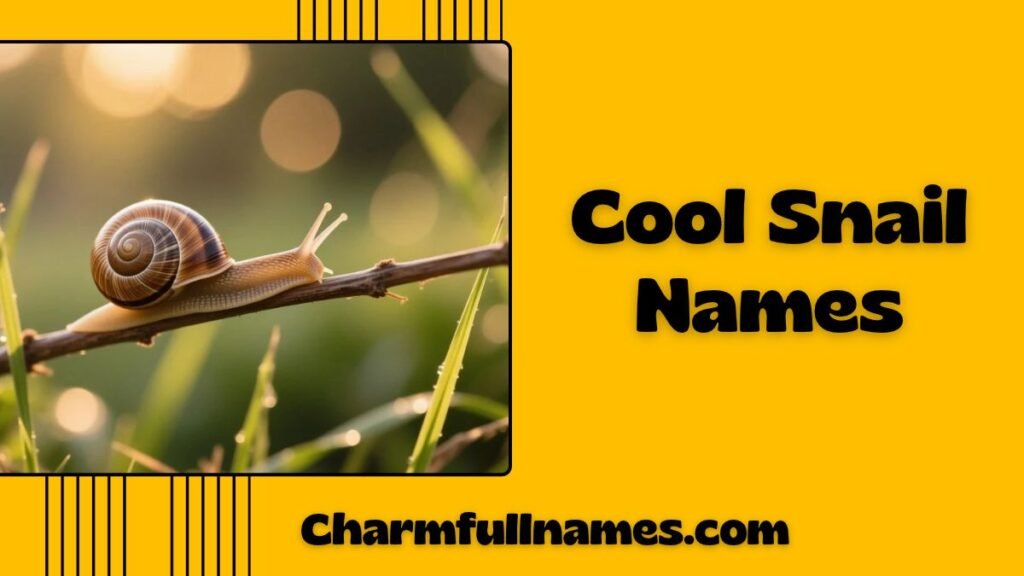Cool Snail Names