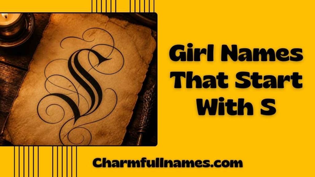 Girl Names That Start With S