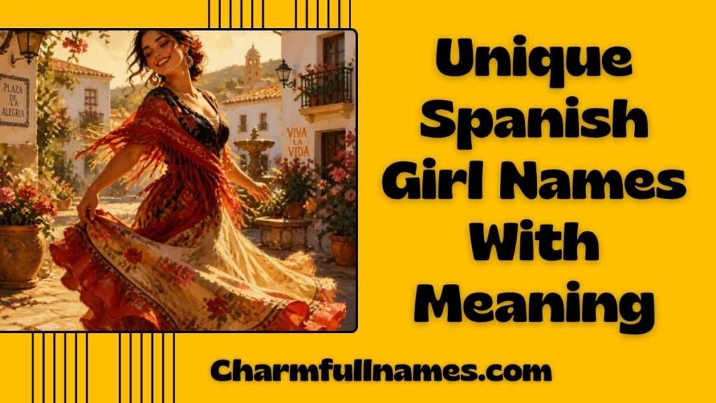 Unique Spanish Girl Names With Meaning